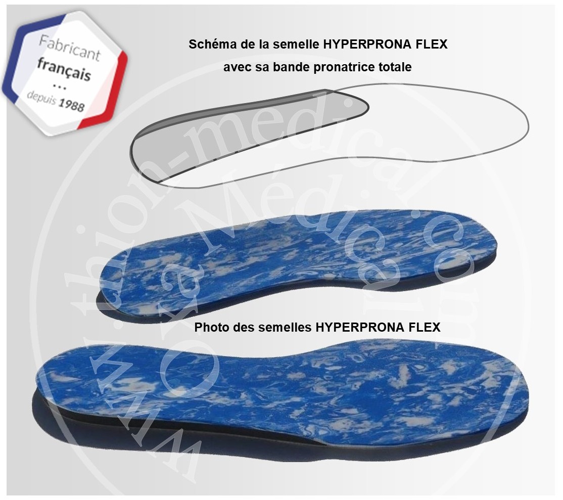 Photo des semelles HYPERPRONA FLEX